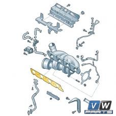 Прокладка выпускного коллектора Volkswagen Tiguan - замена
