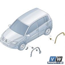 Накладка арки колеса задняя Volkswagen Tiguan - замена