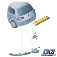 Дополнительный фонарь сигнала торможения Volkswagen Tiguan - замена