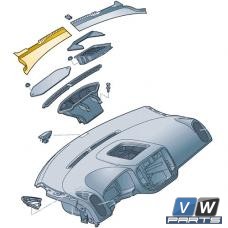 Панель водотводящего кожуха слева Volkswagen Tiguan - замена