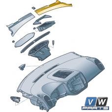 Панель водотводящего кожуха справа Volkswagen Tiguan - замена